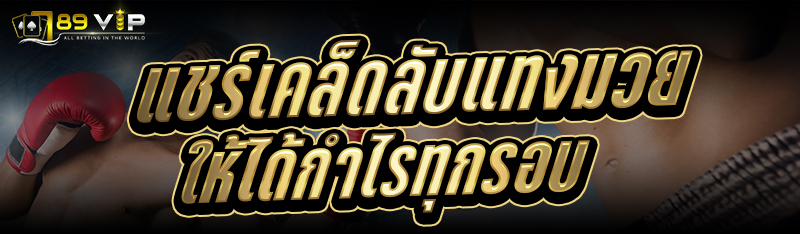 แชร์เคล็ดลับแทงมวย ให้ได้กำไรทุกรอบ